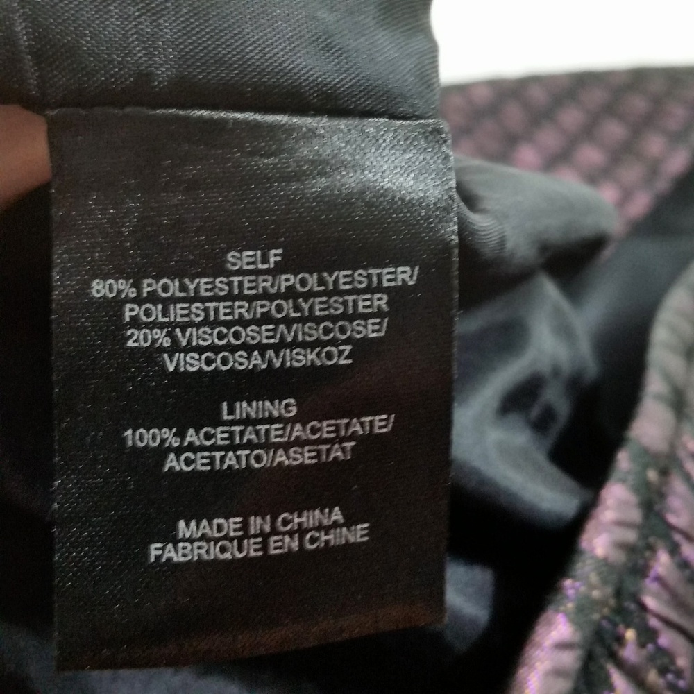 Tibi Quilted Lurex Metallic Jacquard Miniskirt 118 - Picture 8 of 8